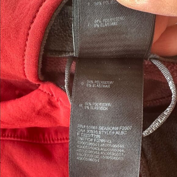 The North Face APEX Softshell Men's Red Performance Jacket Zipper Up Size L GUC - Picture 12 of 13